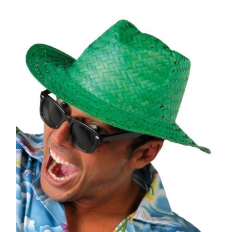 Sombrero de Paja Verde - COMPLEMENTOS POR CATEGORIA