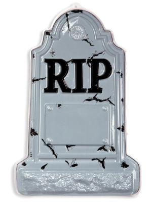 Silhouette Tombstone Plastic