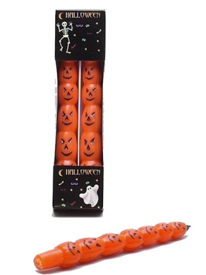 Velas Largas Calabaza - Velas y Candelabros