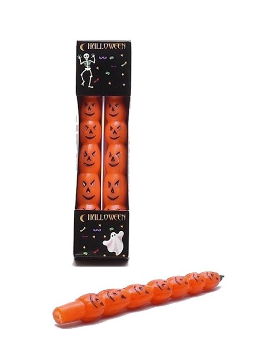 Velas Largas Calabaza - Velas y Candelabros