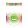 Guirnalda Calabazas Neon 2M - Guirnaldas y Globos