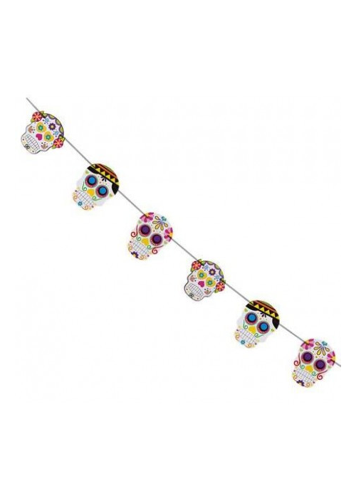 Guirnalda Calaveras - Guirnaldas y Globos