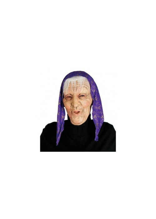 Mascara abuela con Pañuelo Morado - COMPLEMENTOS POR CATEGORIA