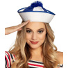 Gorro Marinero Pom Pom Azul y Blanco - Complementos de Marineros