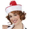 Gorro Marinero Pom Pom Rojo y Blanco - Complementos de Marineros