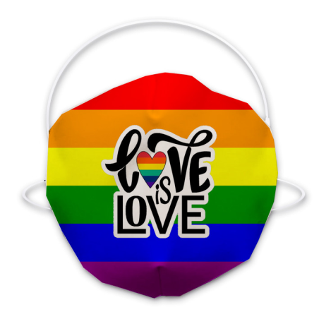 Mascarilla Love is Love Adulto