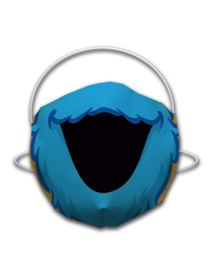 Mascarilla Monstruo Azul Infantil - Mascarillas Infantiles Originales