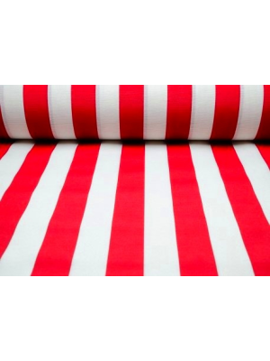 Tissu Rouge et Blanc