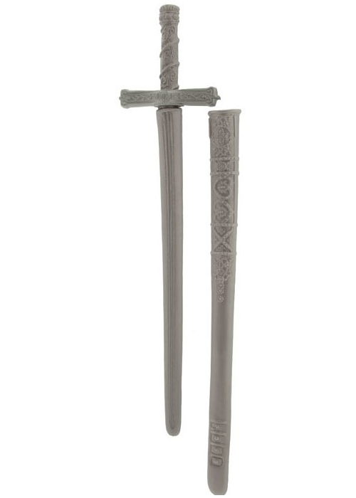 Espada medieval  gris con funda - Complementos de Medievales y Guerreros