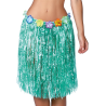 Falda Hawaiana con Flores de 55 cm Verde - Complementos de Hawaianos