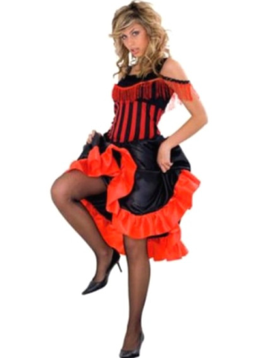 Comprar Disfraz de Can can Negro - Disfraces de Cabaret para Mujer 