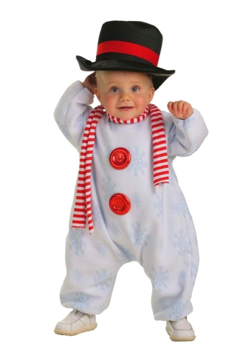 Disfraz de Muñeco de Nieve Bebe - Disfraces Navideños para Bebes