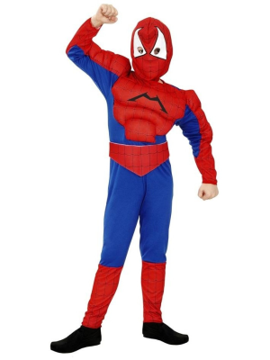 Disfraz de Spider Musculoso Infantil - Disfraces de Superheroinas para Niñas