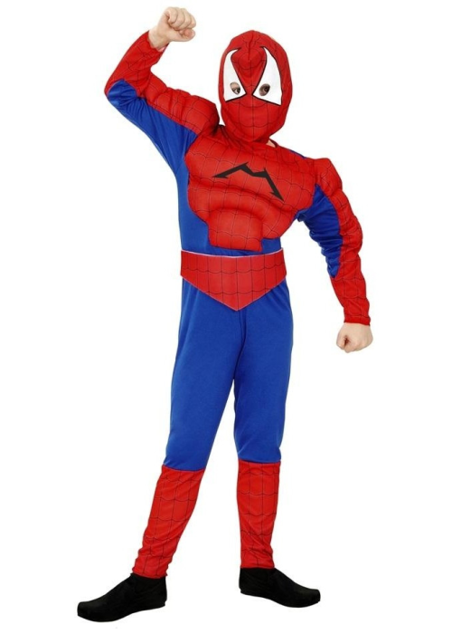Disfraz de Spider Musculoso Infantil - Disfraces de Superheroinas para Niñas