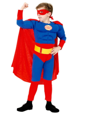 Comprar Disfraz de Super Hero Musculoso Infantil - Disfraces de Superheroes para Niños