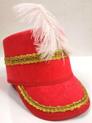 Sombrero Majorette Rojo - COMPLEMENTOS POR CATEGORIA