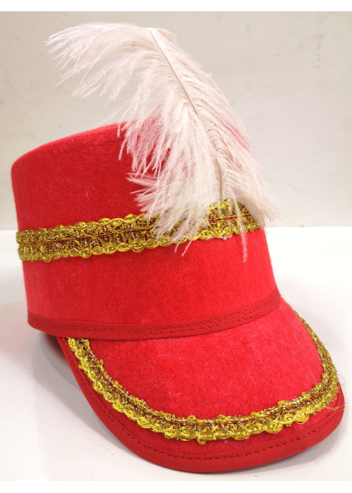 Sombrero Majorette Rojo - COMPLEMENTOS POR CATEGORIA