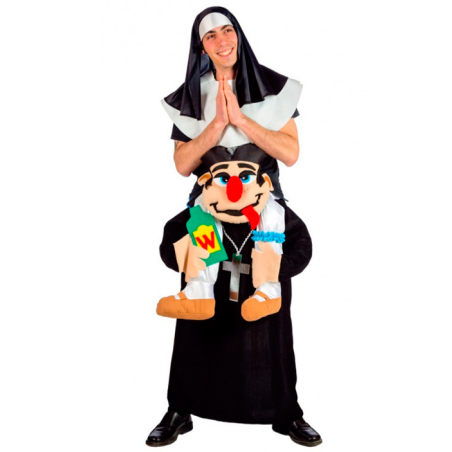 Disfraz de Monja a hombros - Disfraces A Hombros
