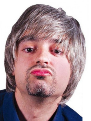 Comprar Peluca Chico Pop mechas cenizas - Pelucas