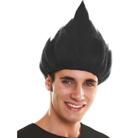 Peluca Troll Negra - Pelucas