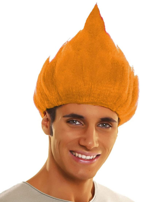 Comprar Peluca Troll Naranja - Pelucas