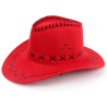 Sombrero Vaquero Tejano Infantil Rojo - Complementos de Vaqueros