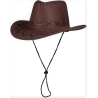 Sombrero Vaquero Tejano Infantil Marron - Complementos de Vaqueros