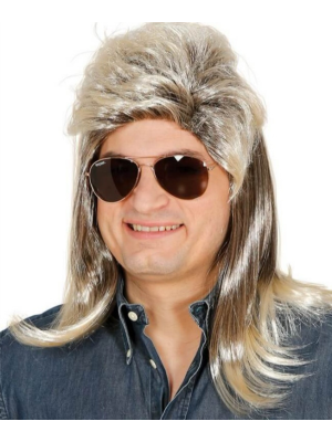 Peluca Rockero Mullet - COMPLEMENTOS POR CATEGORIA