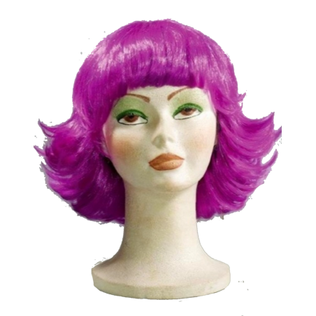 Perruca De Moda Porpra