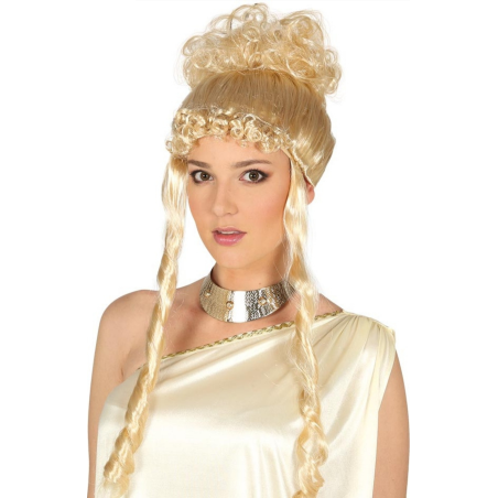 Peluca Griega Rubia - Complementos de Romanos y Griegos