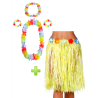 Conjunto Hawaiana Amarillo - Packs Disfraces Hawaianos