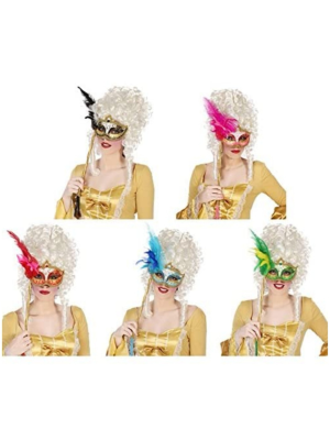 Antifaz Veneciano Palo - Mascaras y Antifaces
