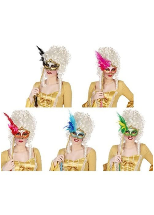Antifaz Veneciano Palo - Mascaras y Antifaces