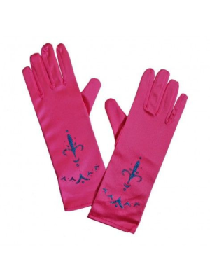 Guantes princesa fucsia infantil - Complementos de Princesas y Principes