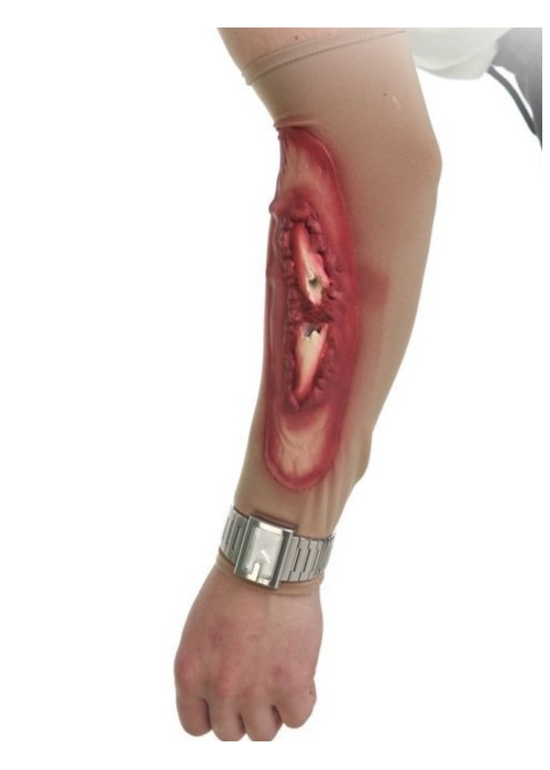 Cicatriz Herida brazo latex - HALLOWEEN