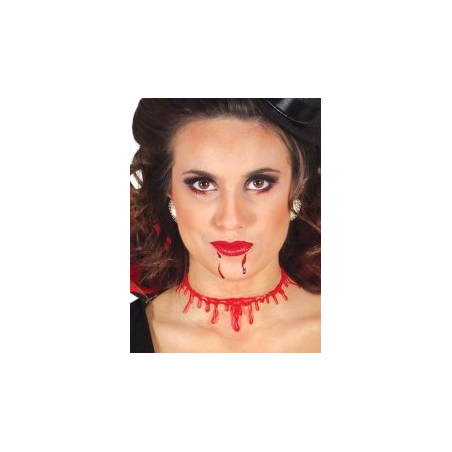 Cicatriz cuello con sangre - HALLOWEEN