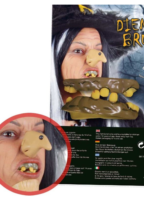 Dientes de Bruja - Complementos Halloween y Terror