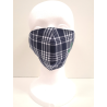 Mascarilla Tela Cuadros Lauburu Verde - Euskal Maskarak Adulto