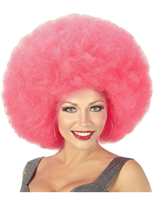 Comprar Peluca Afro Fucsia - Pelucas