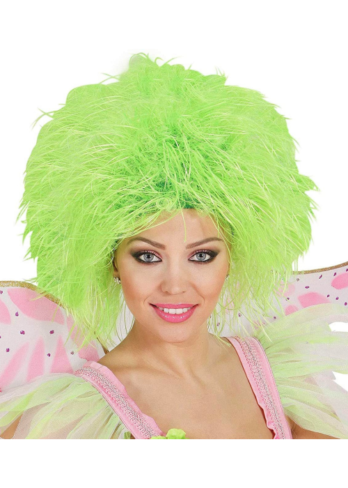 Peluca Despeinada Fluor Verde - Pelucas