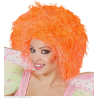 Peluca Despeinada Fluor Naranja - Pelucas