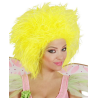 Peluca Despeinada Fluor Amarilla - Pelucas