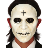 Mascara Purga Blanca con Cruz - Mascaras Halloween