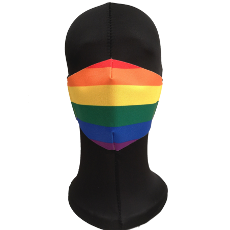 Mascarilla Arcoiris Adulto Orgullo Gay - Mascarillas Originales Adulto