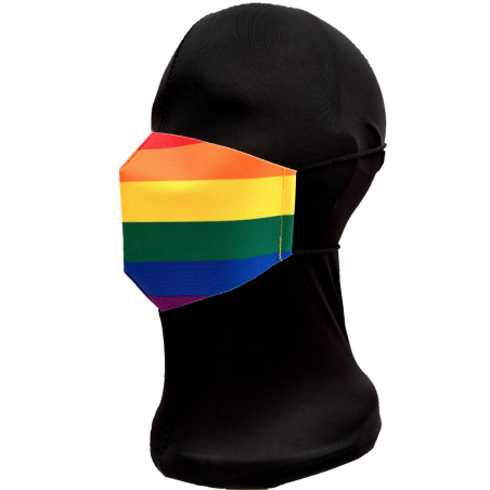 Mascarilla Arcoiris Adulto Orgullo Gay - Mascarillas Originales Adulto