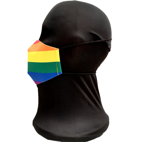 Mascarilla Arcoiris Adulto Orgullo Gay - Mascarillas Originales Adulto