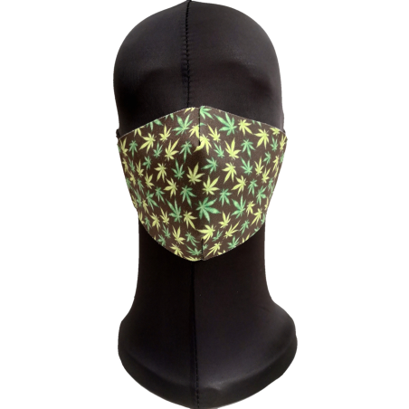 Mascarilla Marihuana Adulto - Mascarillas Originales Adulto