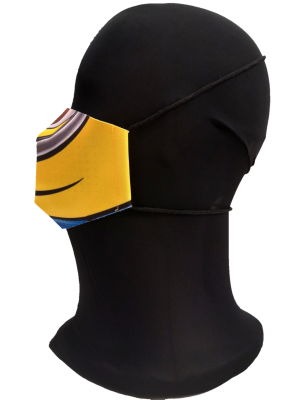 Mascarilla Muñeco Amarillo Infantil - Mascarillas Infantiles Originales