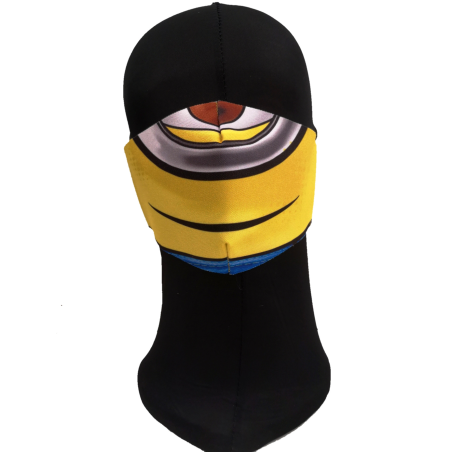 Mascarilla Muñeco Amarillo Adulto - Mascarillas Originales Adulto