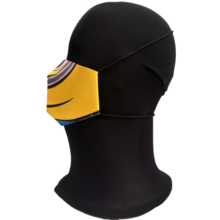 Mascarilla Muñeco Amarillo Adulto - Mascarillas Originales Adulto
